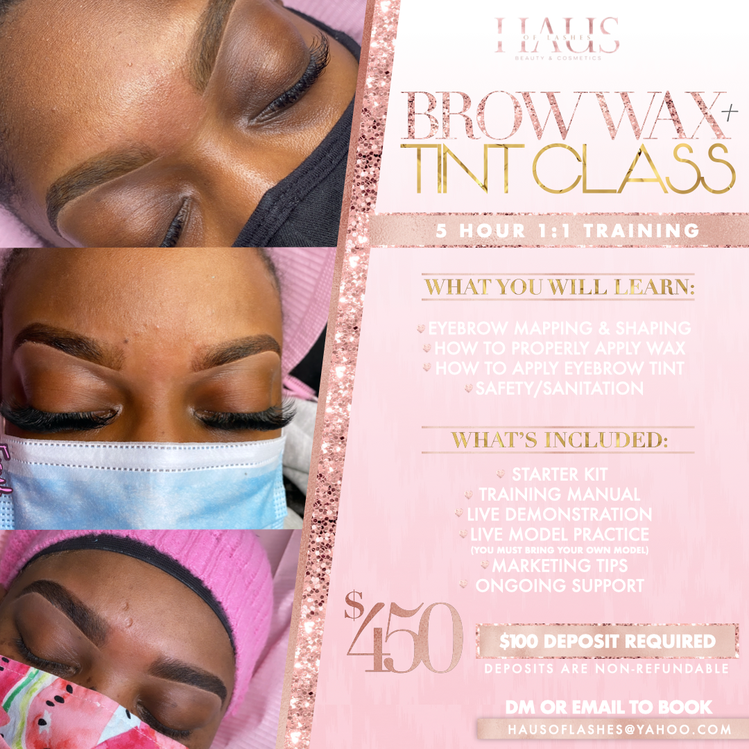 BROW WAX + TINT COURSE